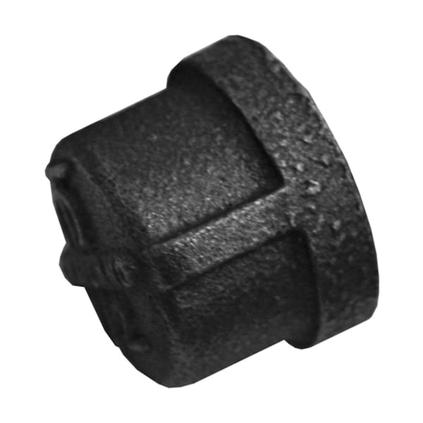 2-1/2in. Black Iron Cap
